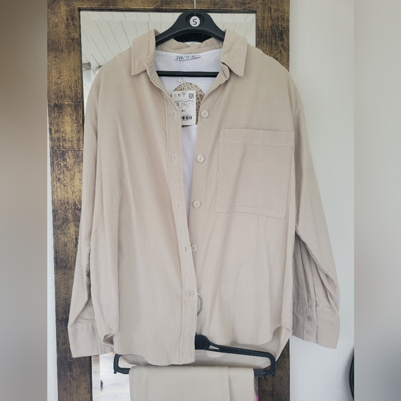 Oversized corduroy shirt - Picture 3 of 5